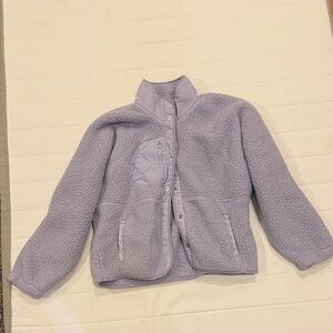Zella Kids Light Purple Fleece Jacket